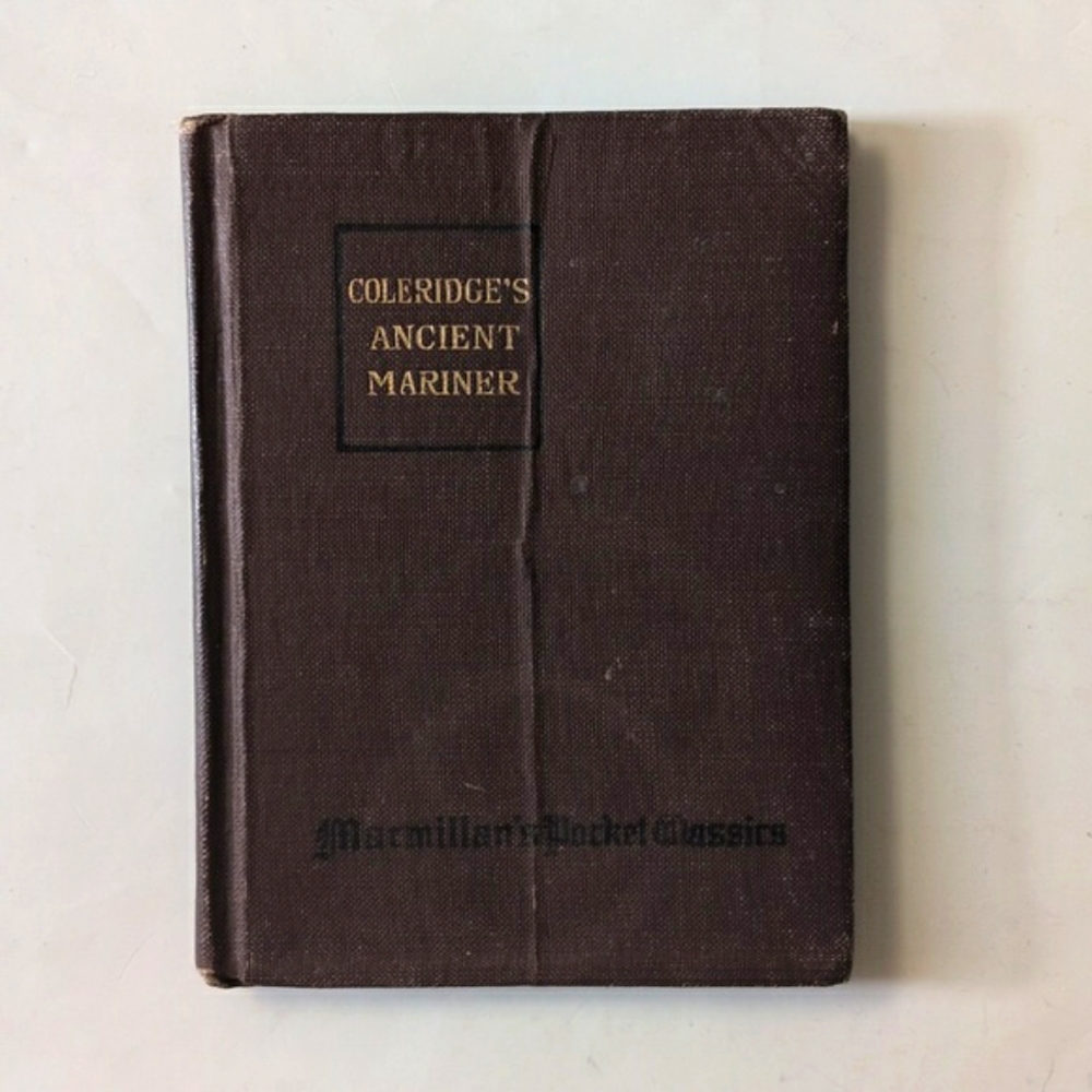 Coleridge's [The Rime of the] Ancient Mariner - 1920 antique poetry pocketbook